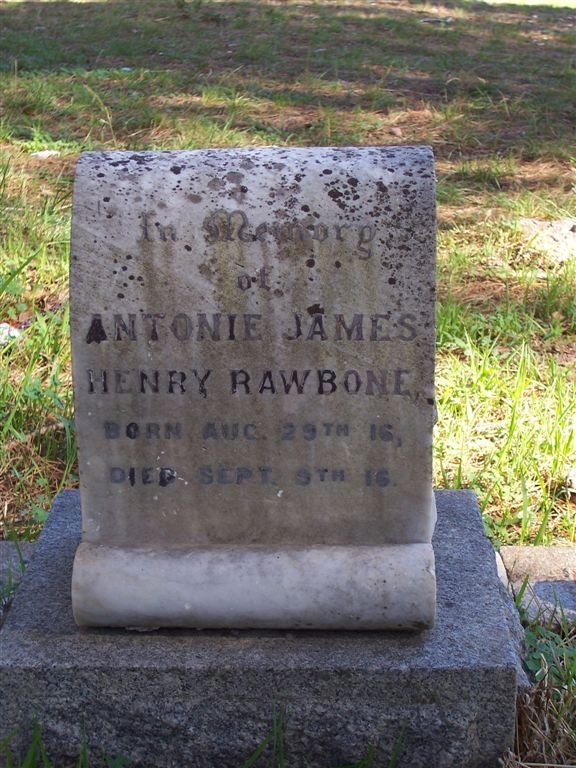 RAWBONE Antonie James Henry 1916-1916