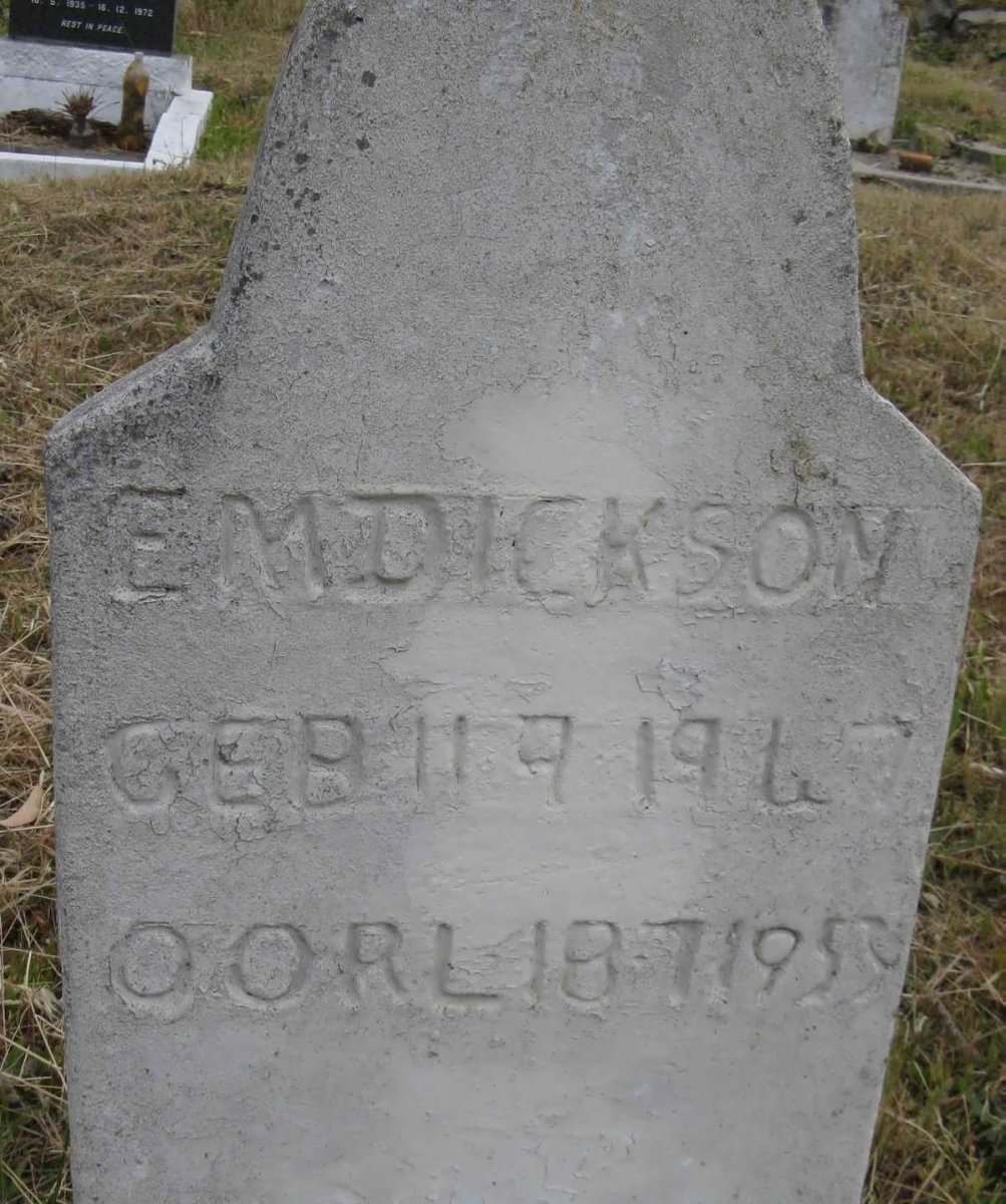 DICKSON E.M. 19?7-195?