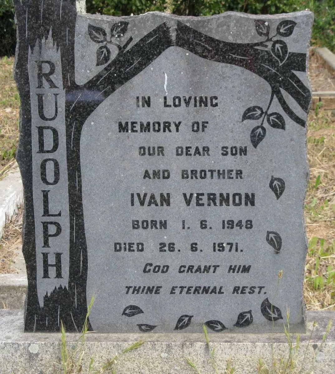 RUDOLPH Ivan Vernon 1948-1971