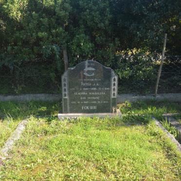 FOURIE Pieter J.A. 1890-1956 & Gloudina Magdalena FRANKEN 1892-1956
