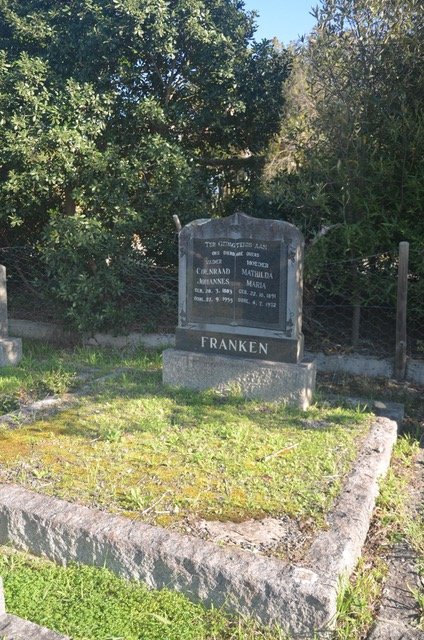 FRANKEN Coenraad Johannes 1883-1955 & Mathilda Maria 1891-1972
