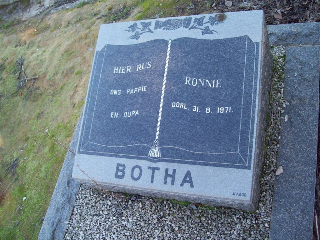 BOTHA Ronnie -1971