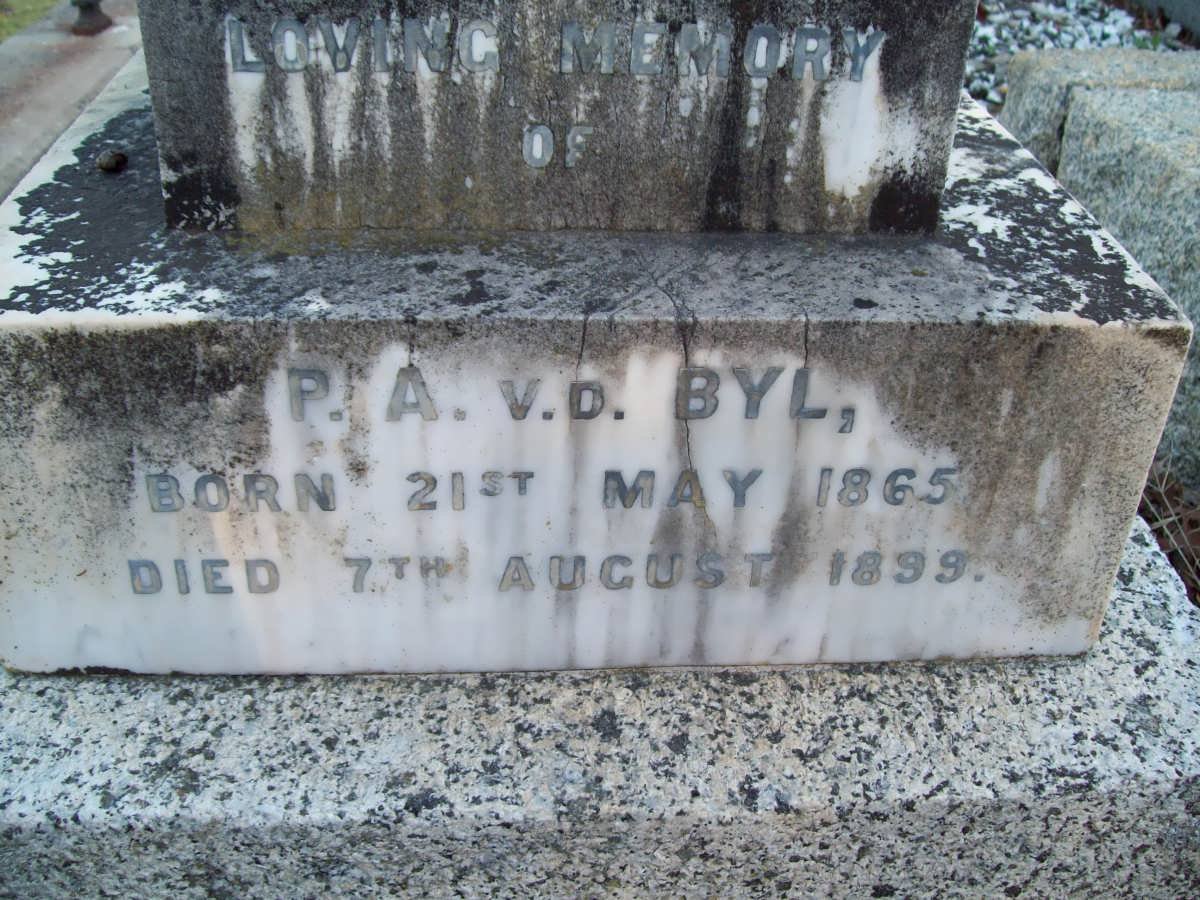 BYL P.A., v.d. 1865-1899