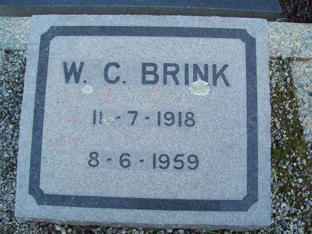 BRINK W.C. 1918-1959