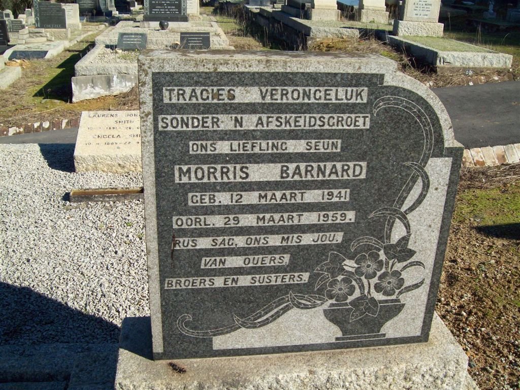 BARNARD Morris 1941-1959