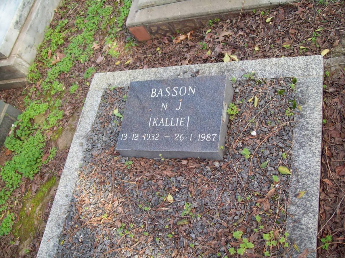 BASSON N.J. 1932-1987