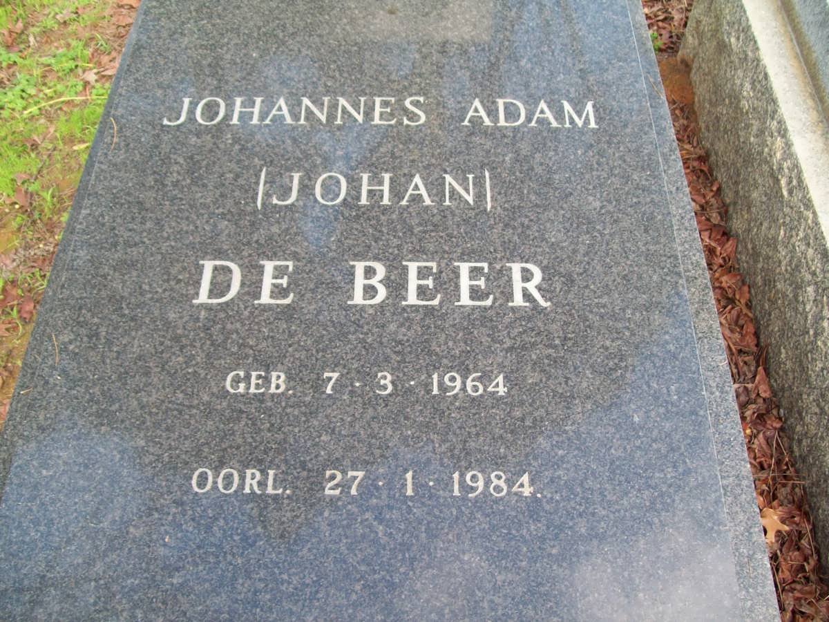 BEER Johannes Adam, de 1964-1984