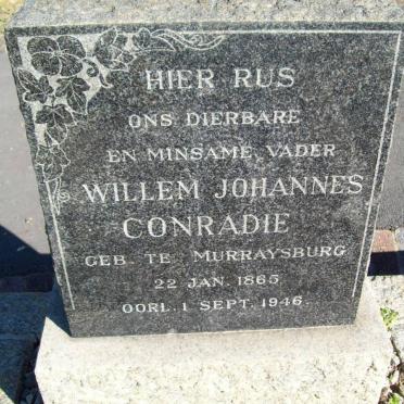 CONRADIE Willem Johannes 1865-1946