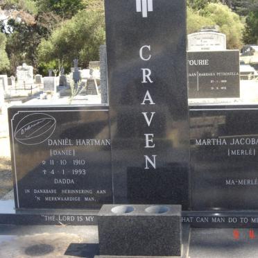 CRAVEN Daniël Hartman 1910-1993 &amp; Martha Jacoba Maria