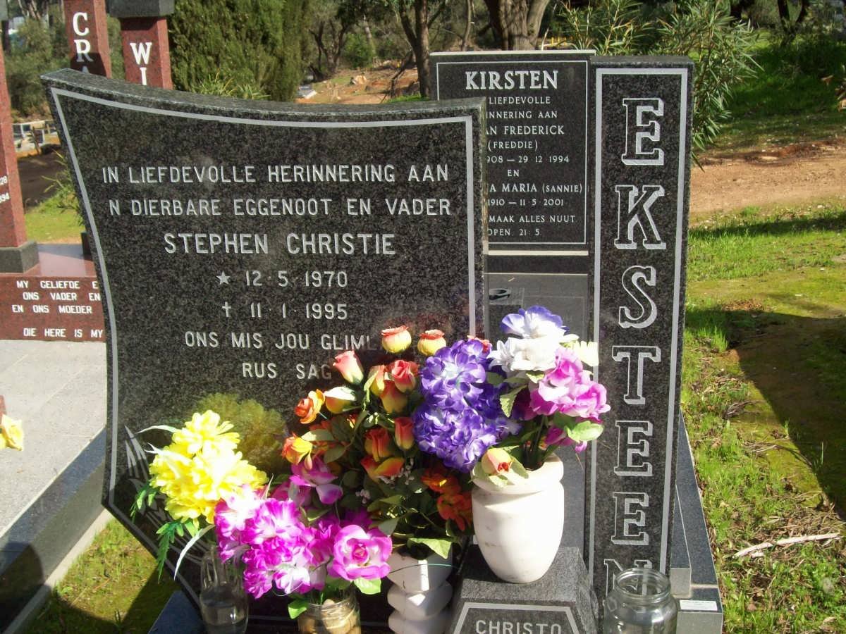 CHRISTIE Stephen 1970-1995