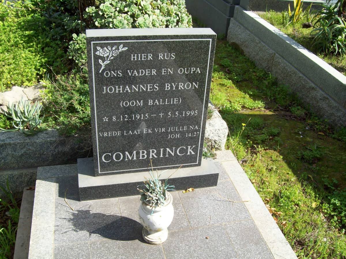 COMBRINCK Johannes Byron 1915-1995