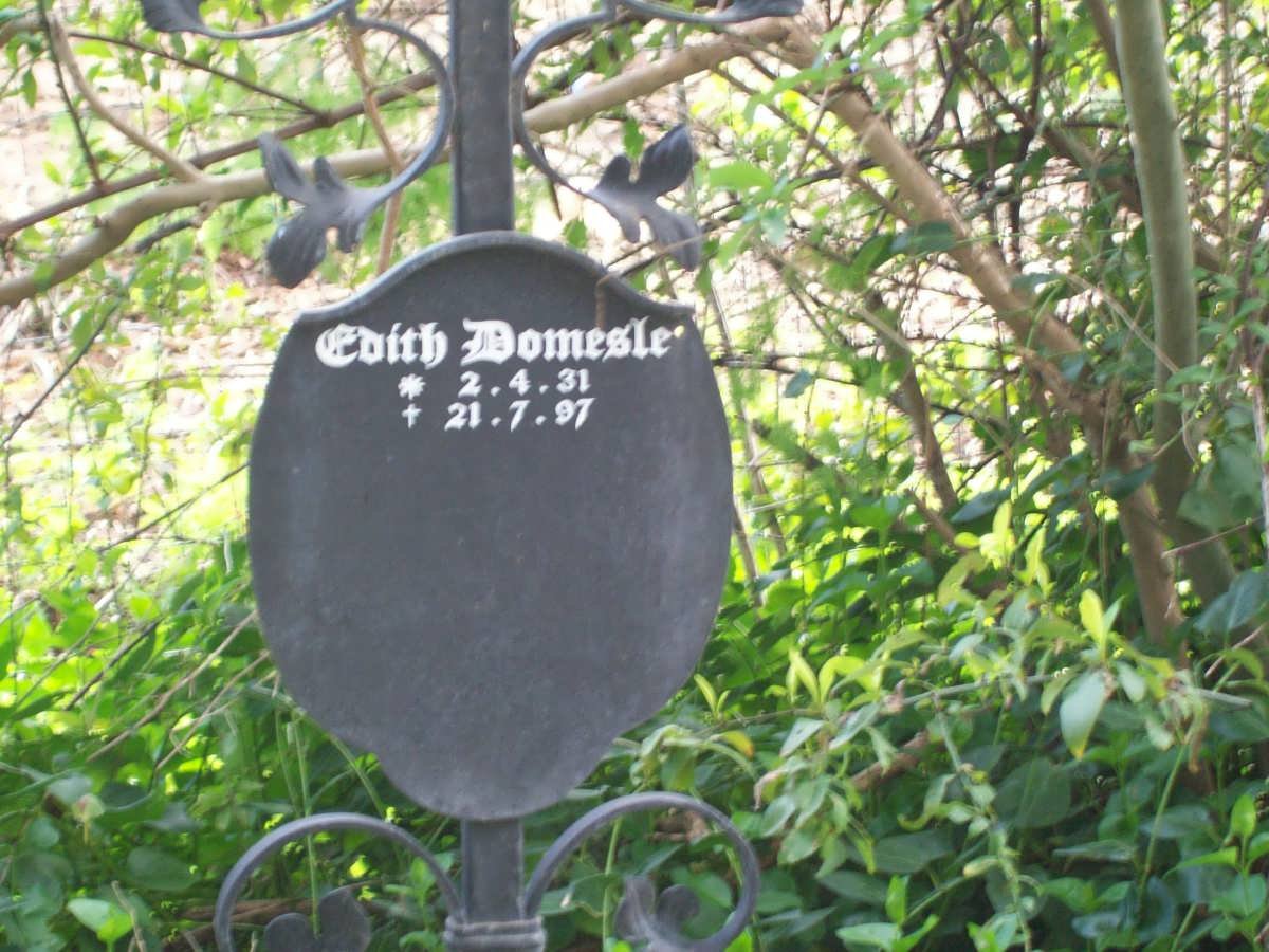 DOMESLE Edith 1931-1997
