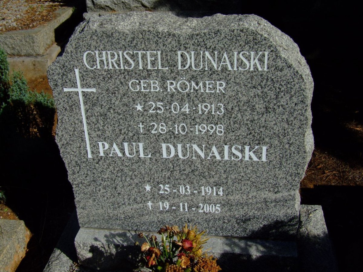 DUNAISKI Paul 1914-2005 &amp; Christel RÖMER 1913-1998