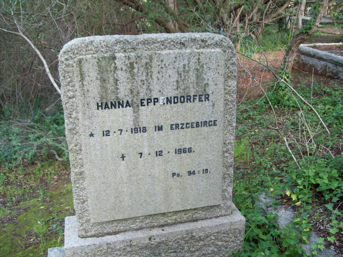 EPPENDORFER Hanna 1918-1966