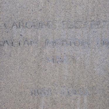 EDGAR Caroline Elizabeth Grattan nee MORTON 1868-1933
