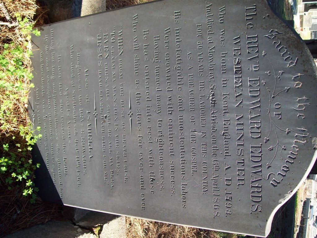 EDWARDS Edward 1793-1868