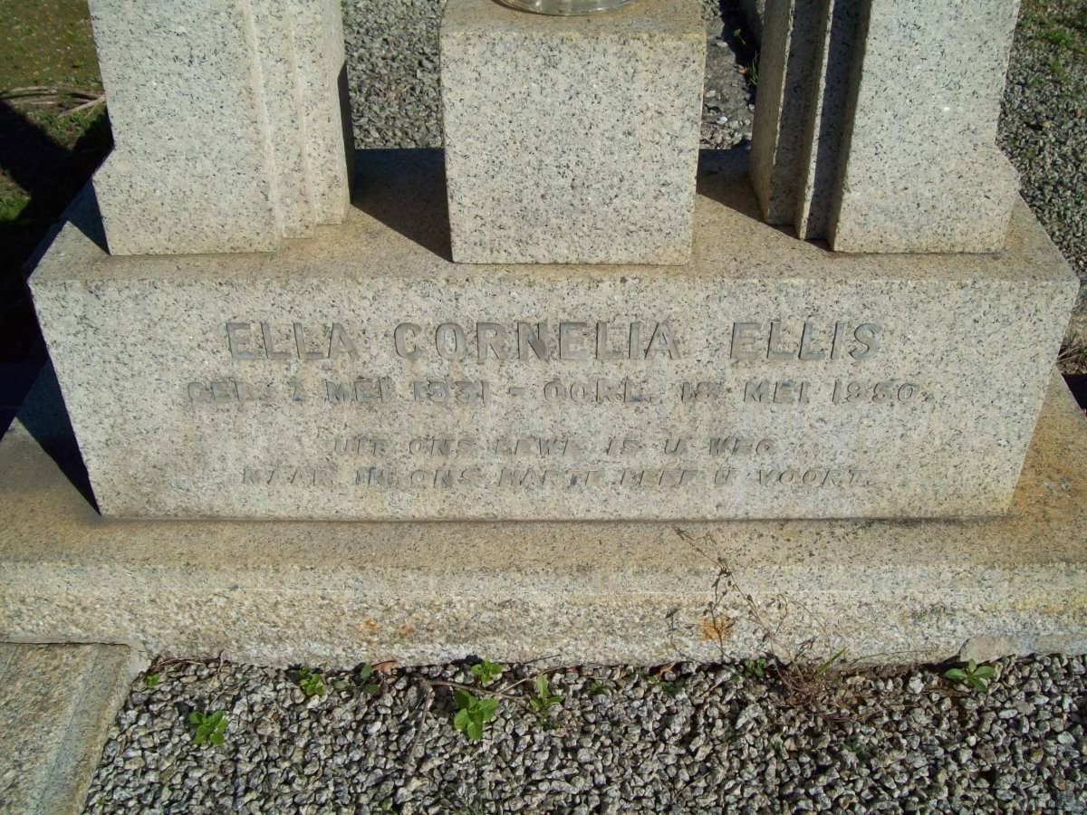 ELLIS Ella Cornelia 1931-1950