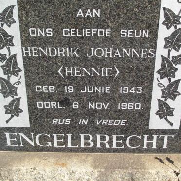 ENGELBRECHT Hendrik Johannes 1943-1960