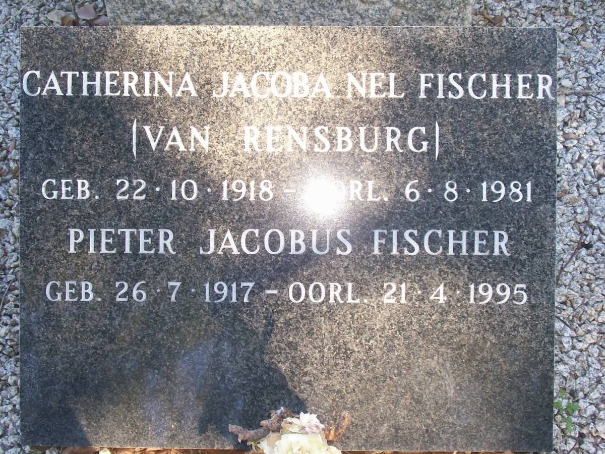FISCHER Pieter Jacobus 1917-1995 &amp; Catherina Jacoba VAN RENSBURG 1918-1981