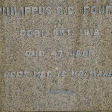FOURIE Philippus C.C. -1918