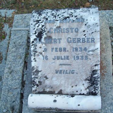 GERBER Christo Albert 1934-1935