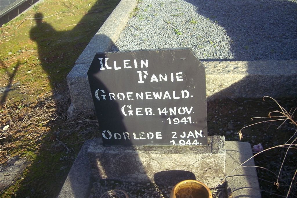 GROENEWALD Fanie 1941-1944