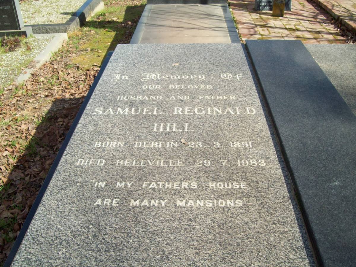 HILL Samuel Reginald 1891-1983
