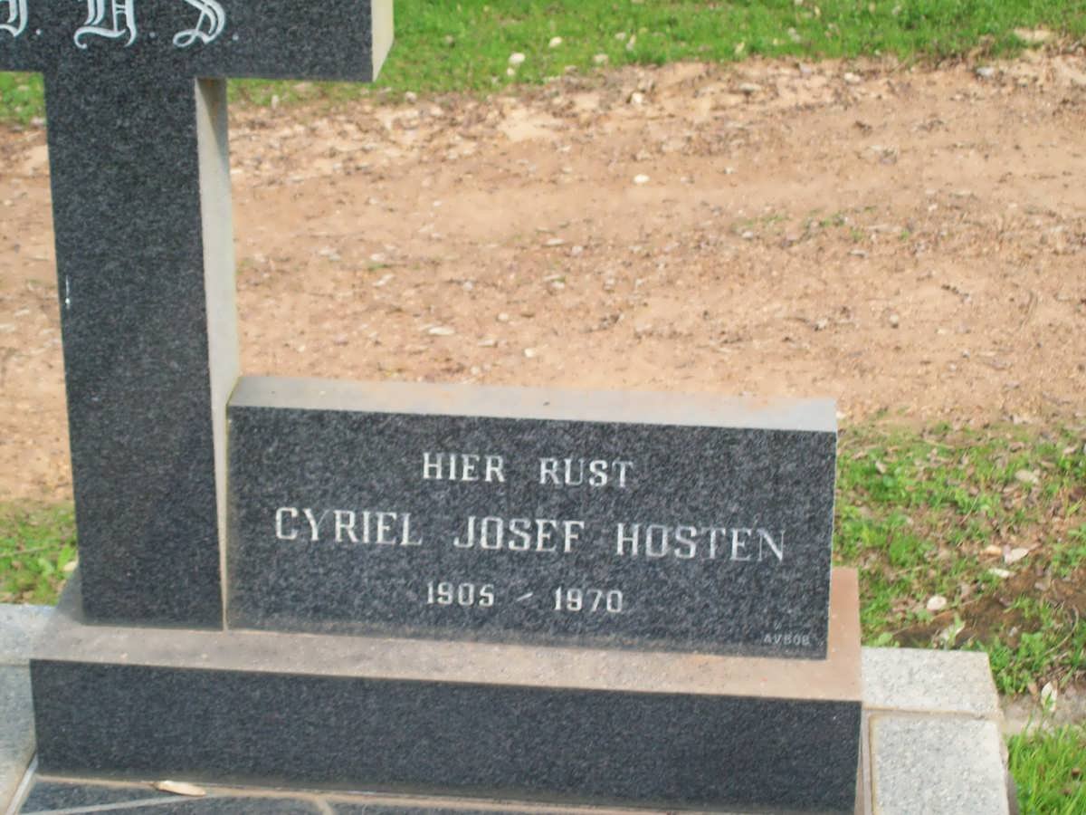HOSTERN Cyriel Josef 1905-1970