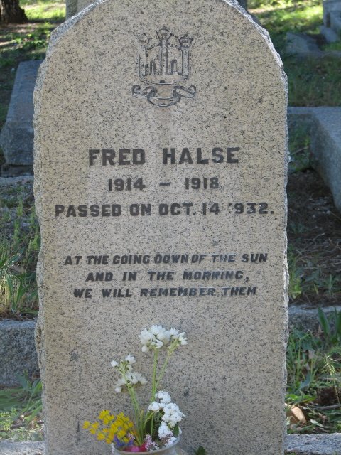 HALSE Fred 1886-1932