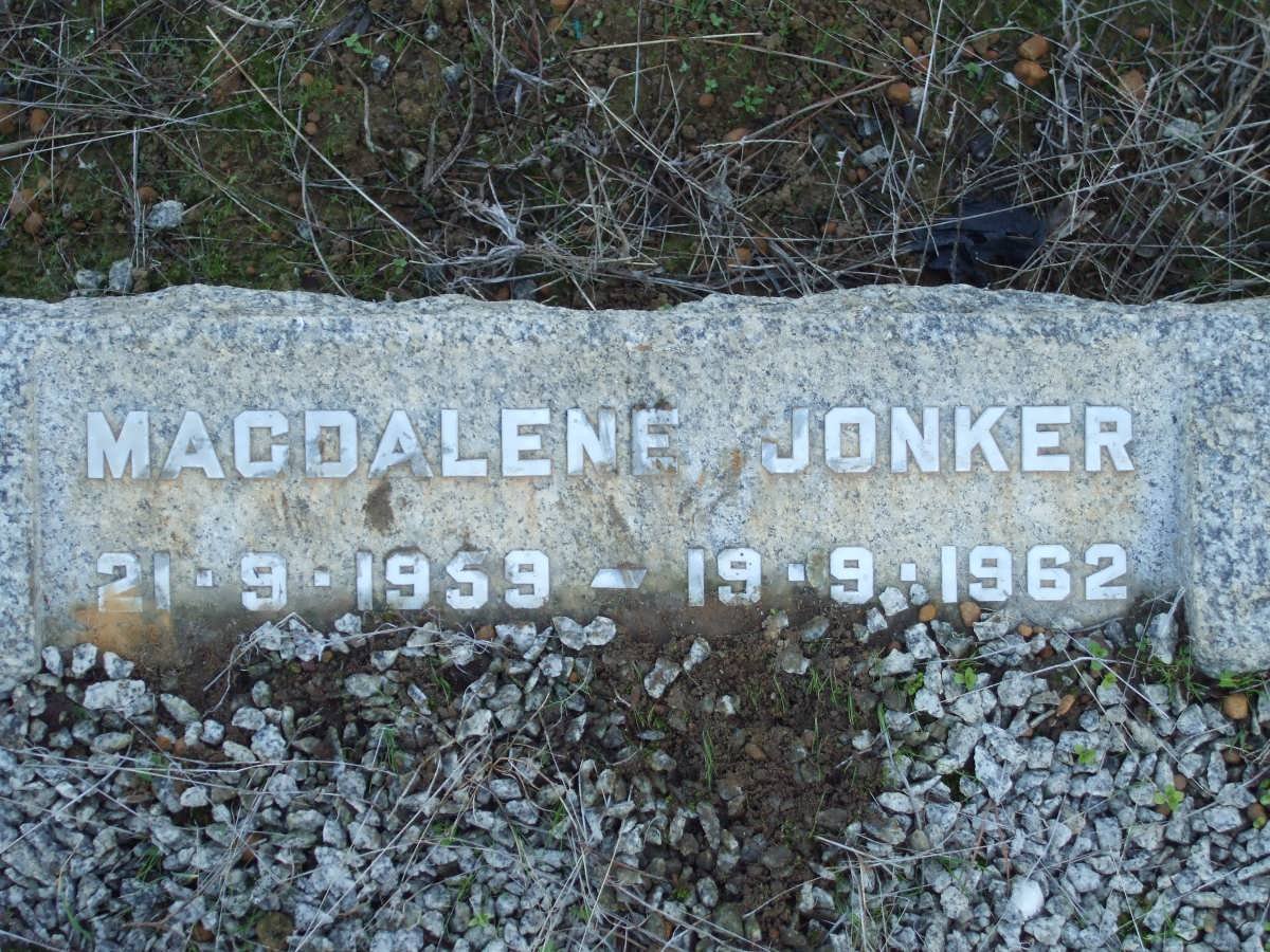 JONKER Magdalene 1959-1962