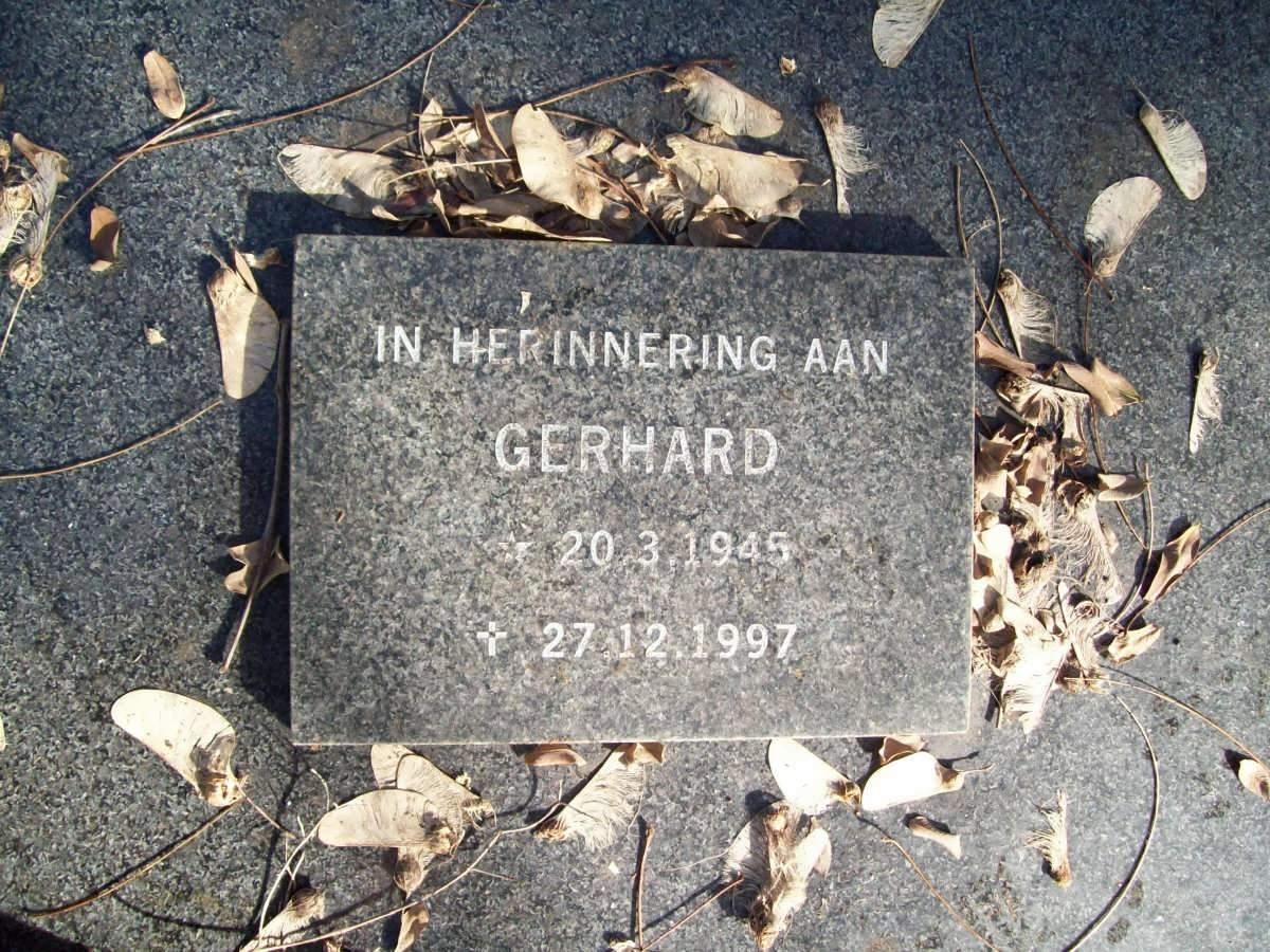 JORDAAN Gerhard 1945-1997