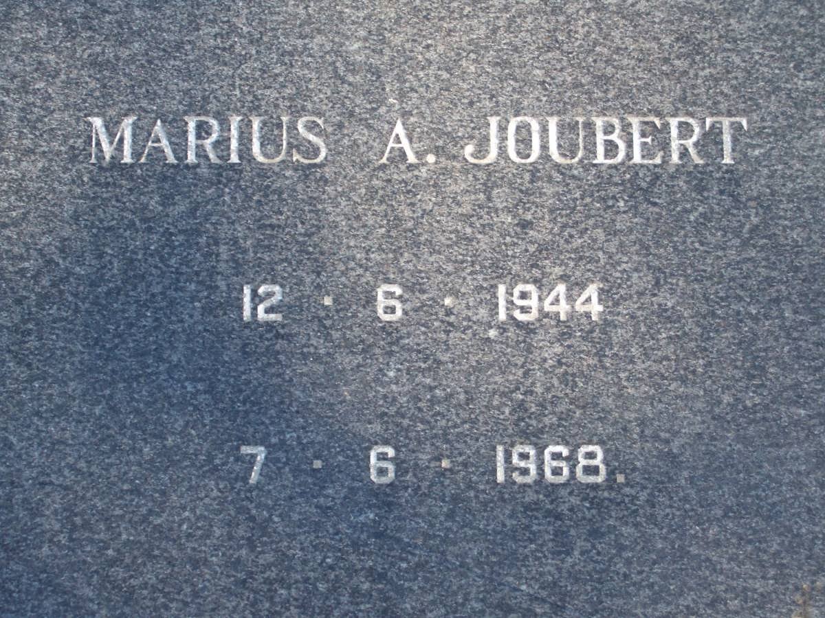 JOUBERT Marius A. 1944-1968