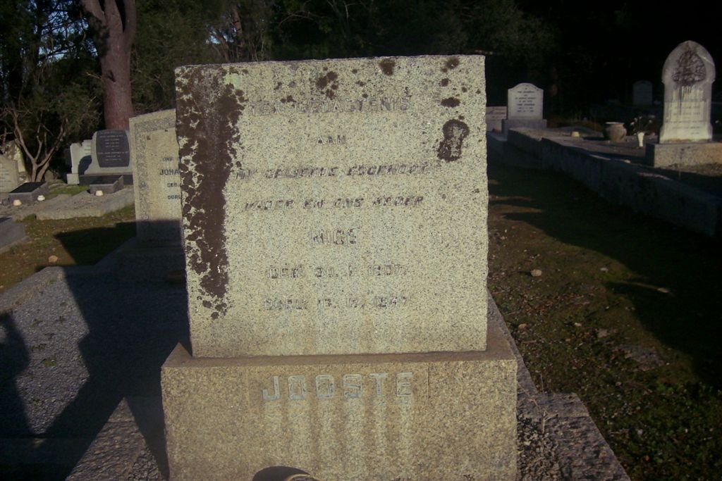 JOOSTE Nico 1897-1947