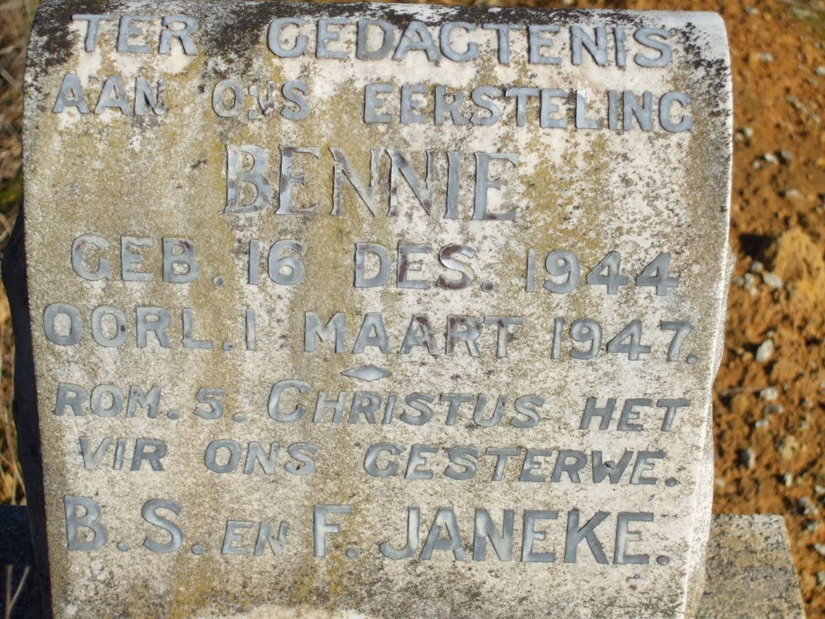 JANEKE Bennie 1944-1947