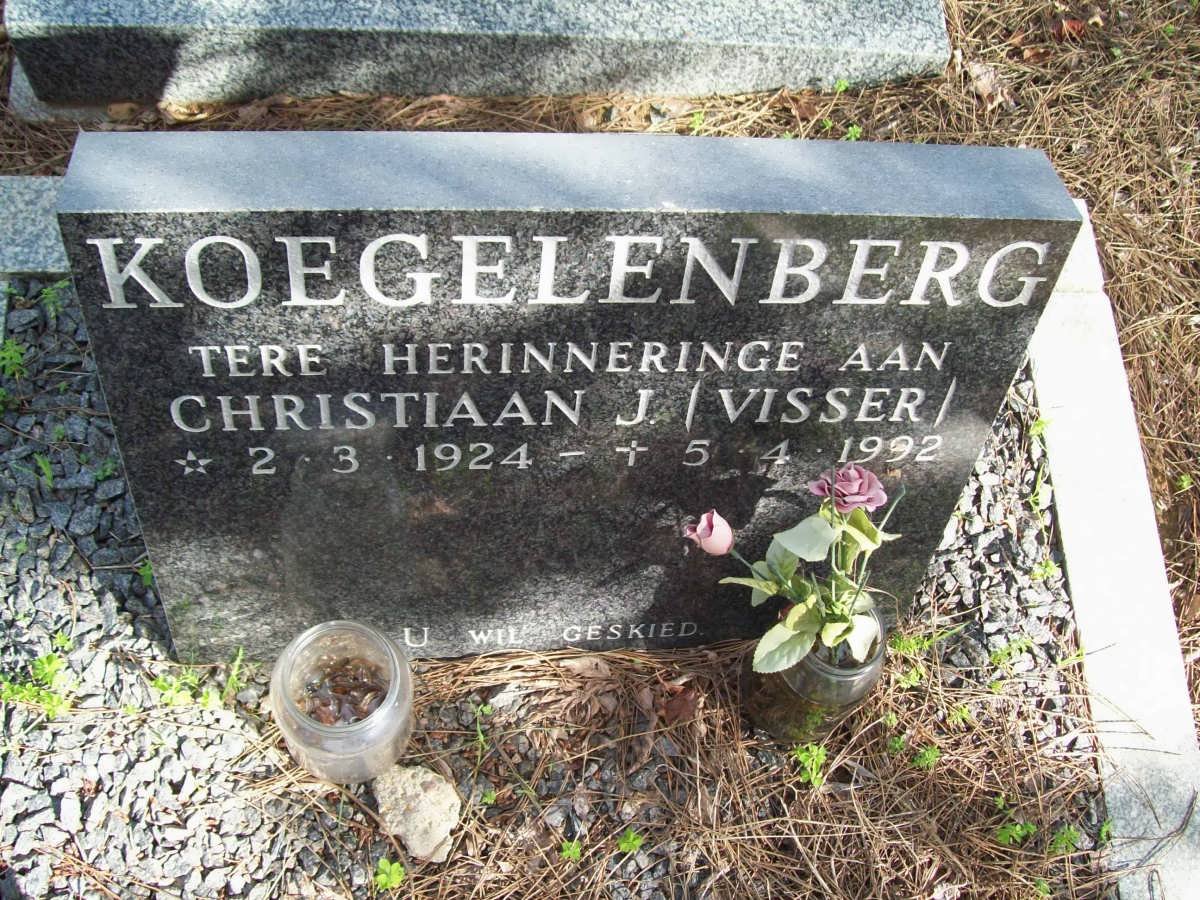 KOEHELENBERG Christiaan J. 1924-1992