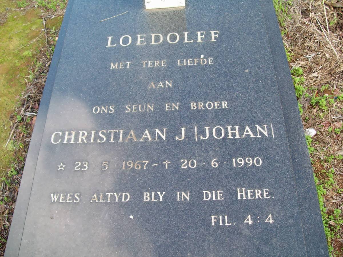 LOEDOLFF Christiaan J. 1967-1990
