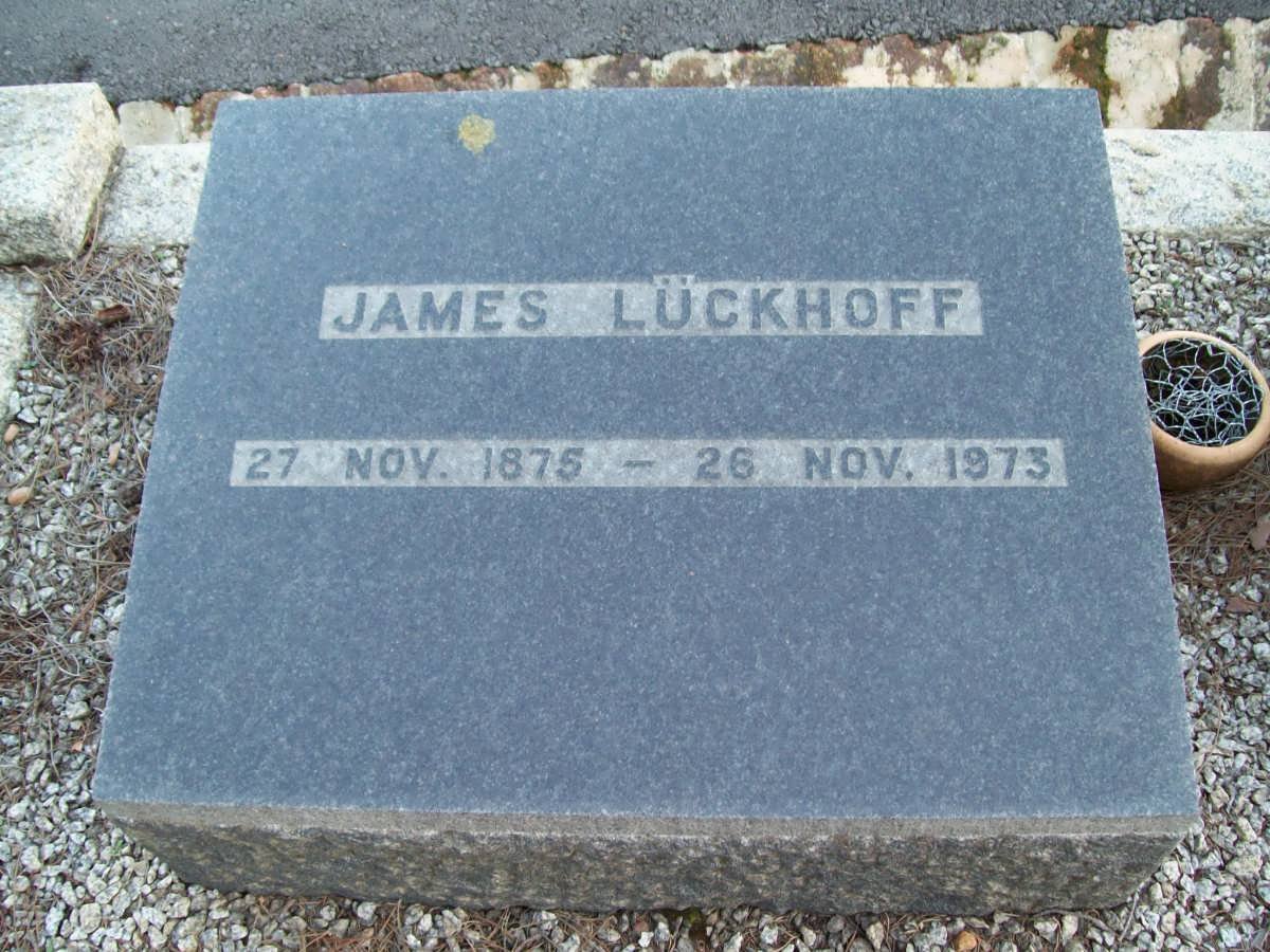 LUCKHOFF James 1875-1973