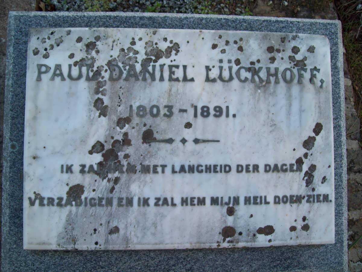 LUCKHOFF Paul Daniel 1803-1891