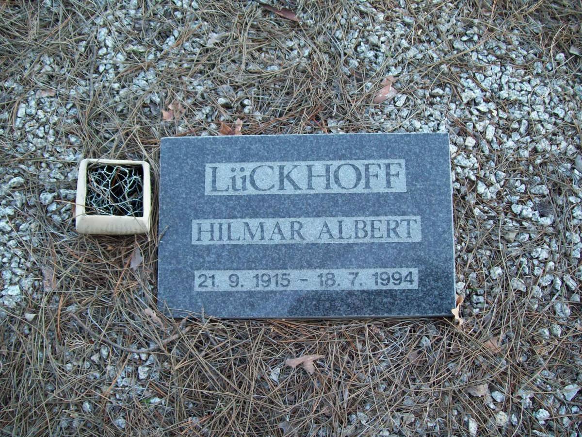 LUCKHOFF Hilmar Albert 1915-1994