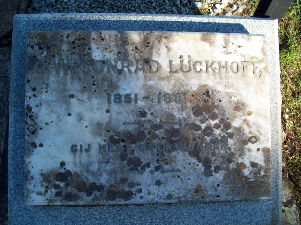LUCKHOFF G.W. Conrad 1851-1881