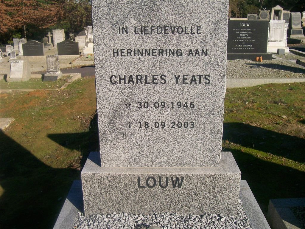 LOUW Charles Yeats 1946-2003
