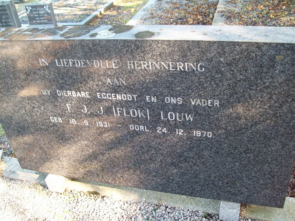 LOUW F.J.J. 1931-1970