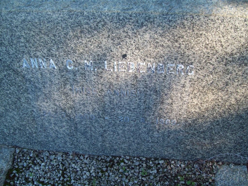 LIEBENBERG Anna C.M. ??-??