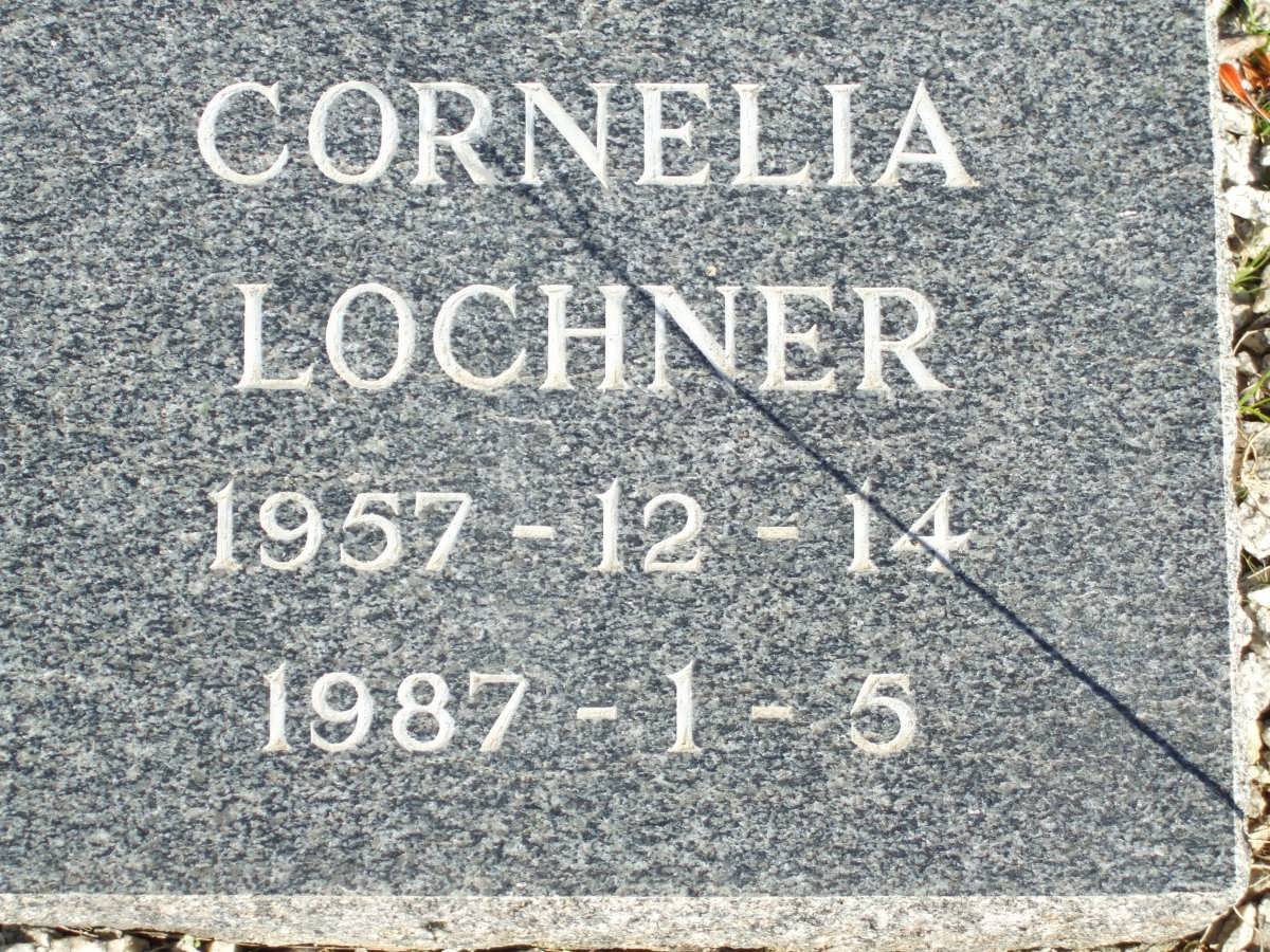 LOCHNER Cornelia 1957-1987