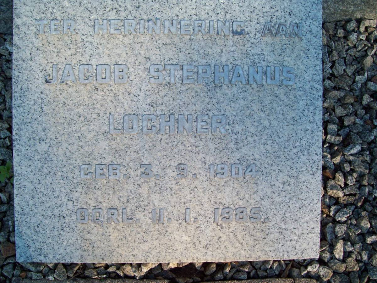 LOCHNER Jacob Stephanus 1904-1985