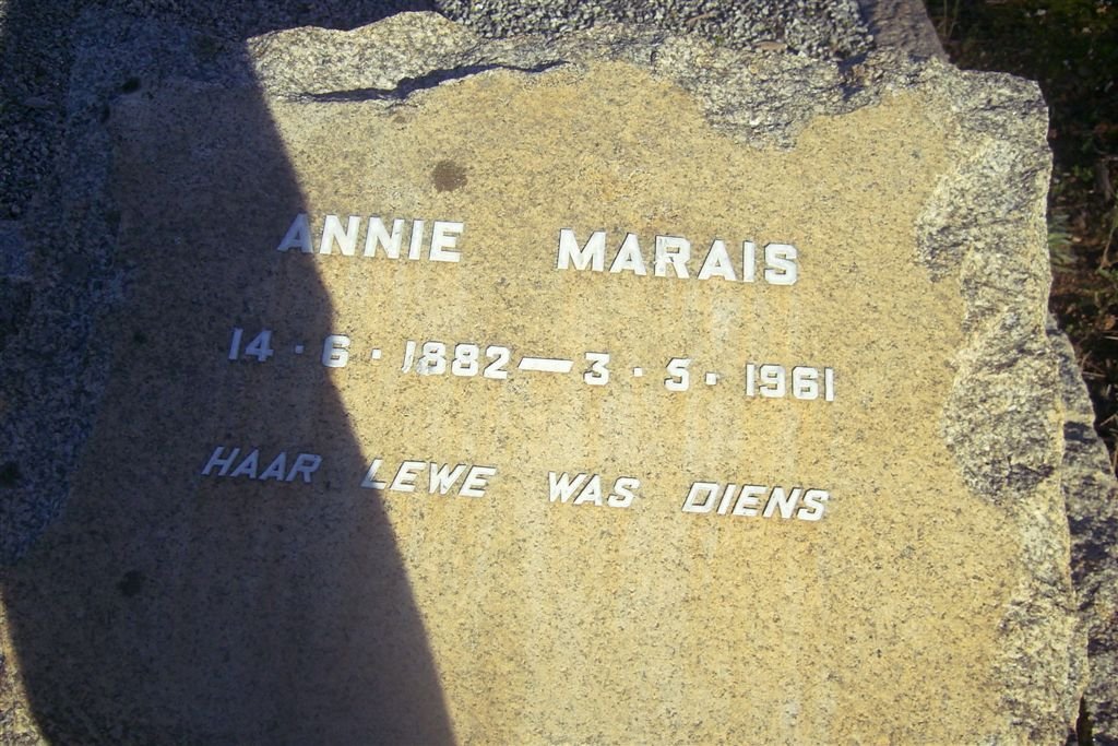 MARAIS Annie 1882-1961