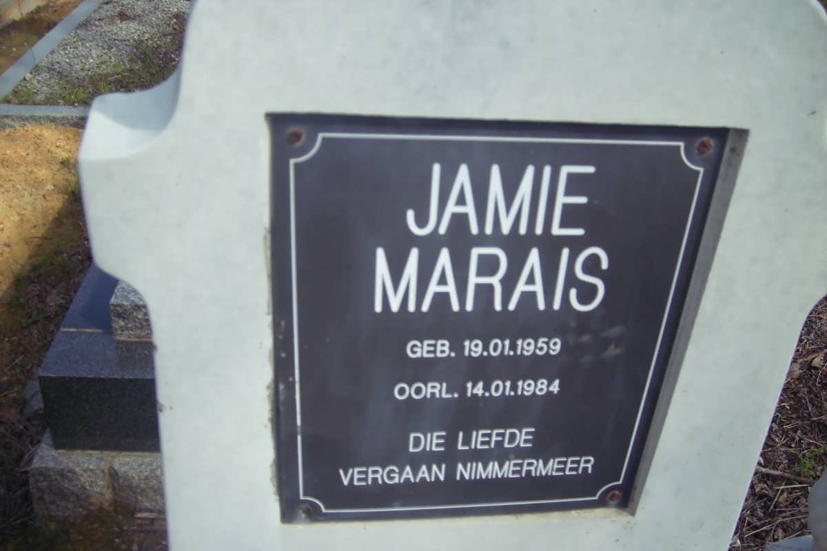 MARAIS Jamie 1959-1984