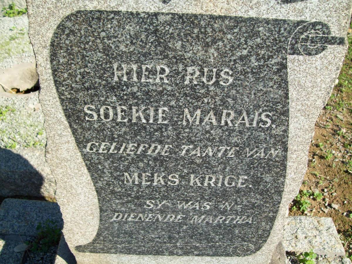 MARAIS Soekie