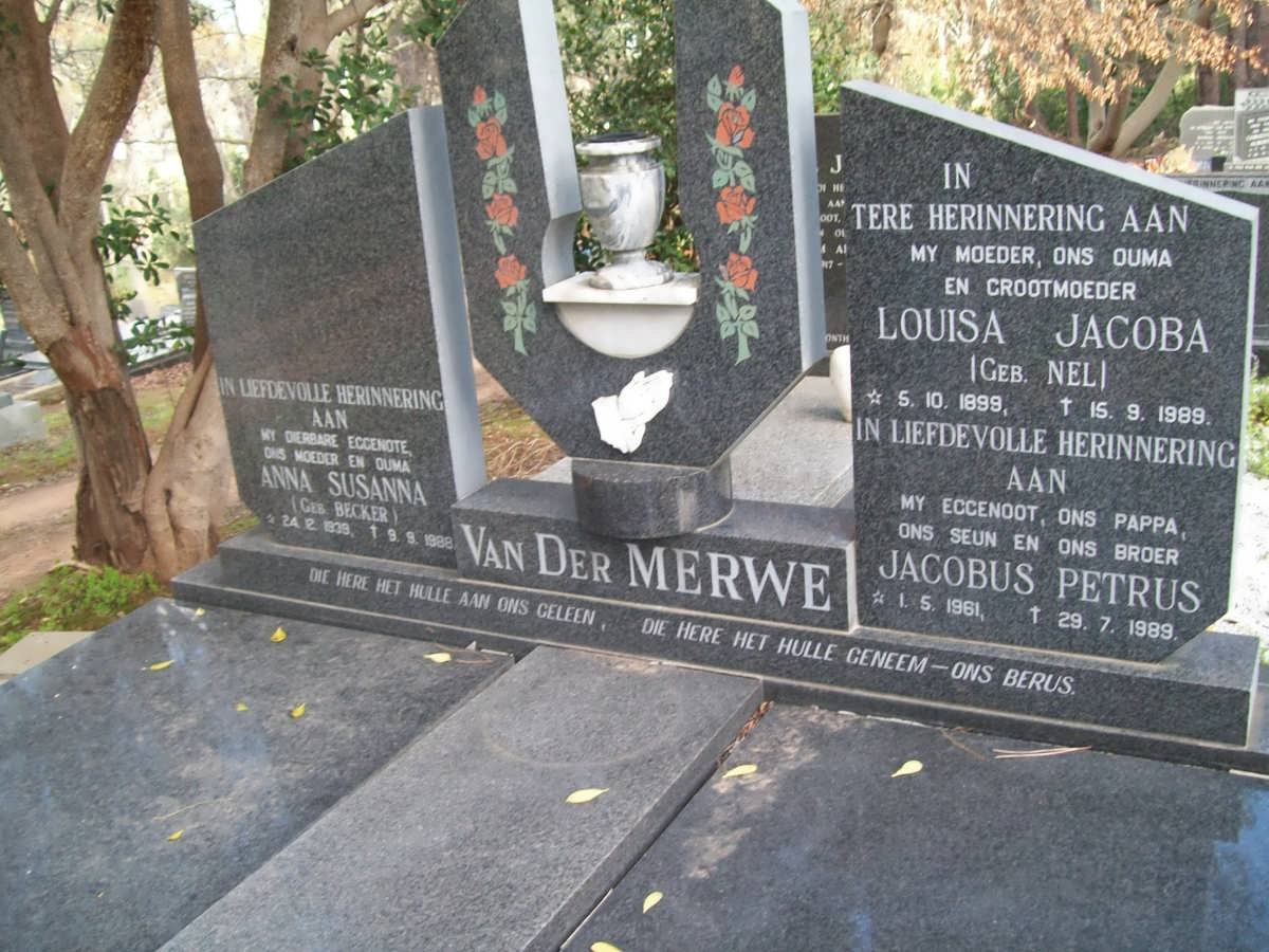 MERWE, van der :: NEL :: BECKER