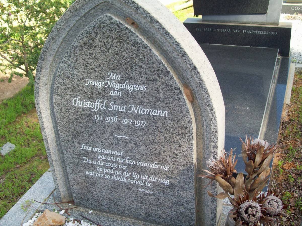 NIEMANN Christoffel Smit 1936-1977
